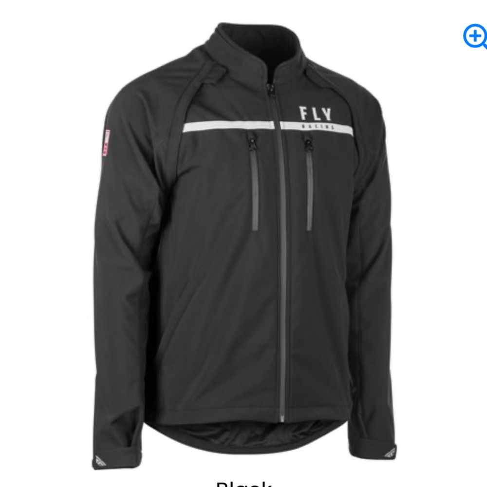 Men's Fly Racing Black Jacket
